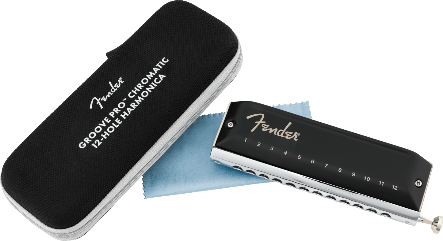Groove Pro™ Chromatic 12-Hole Harmonica, Key of C