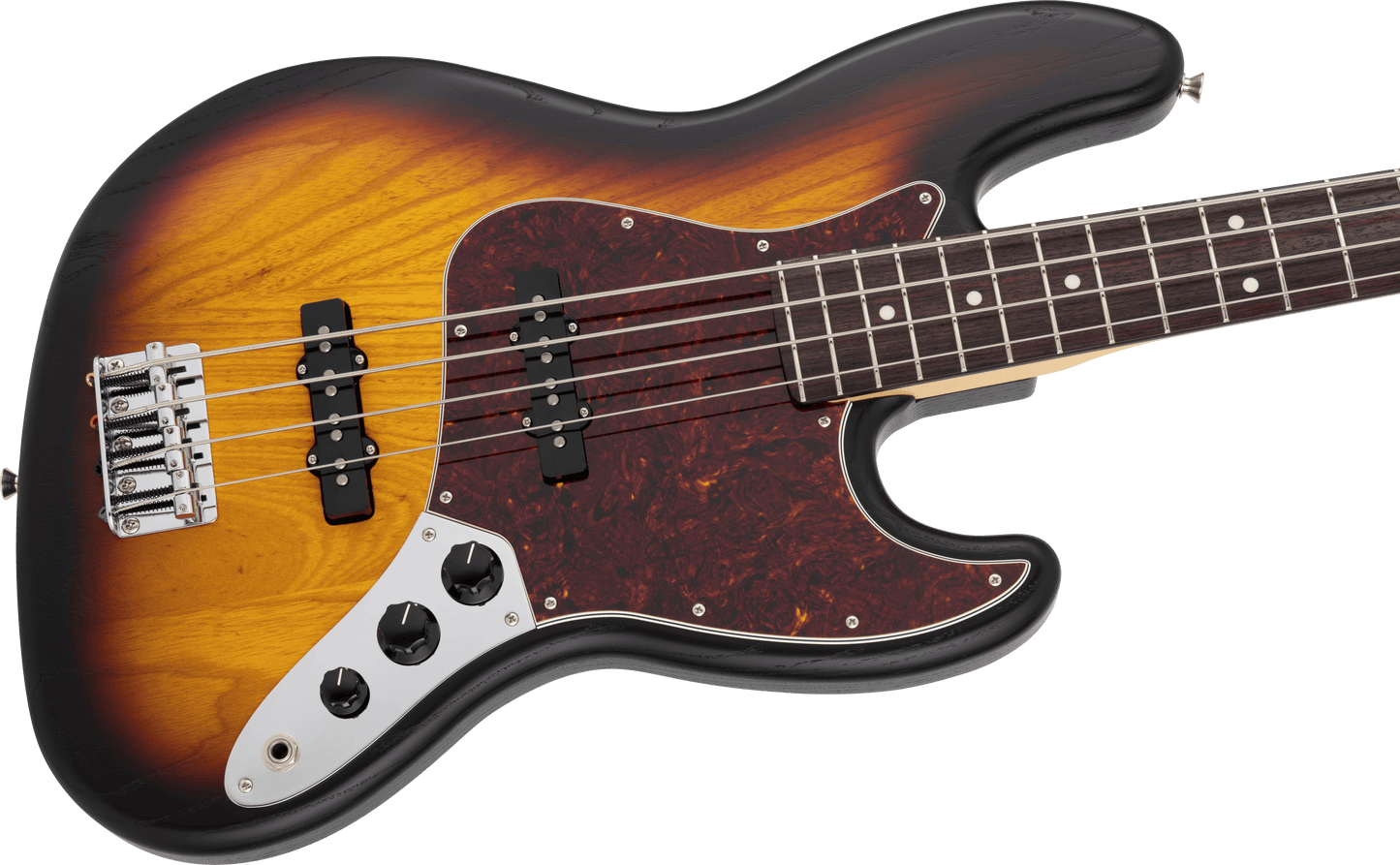 Made in Japan Limited Jazz Bass®, Raw Ash