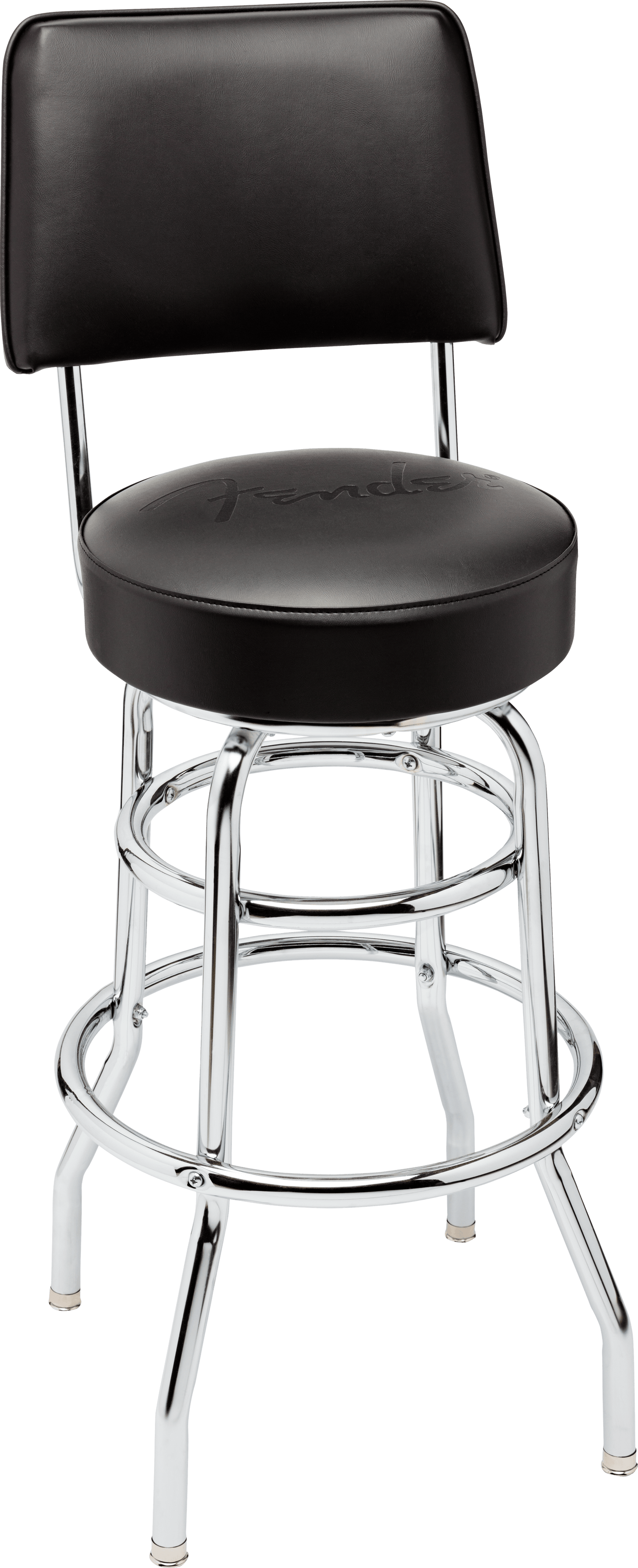 Fender® Blackout Backrest Barstool, 30"