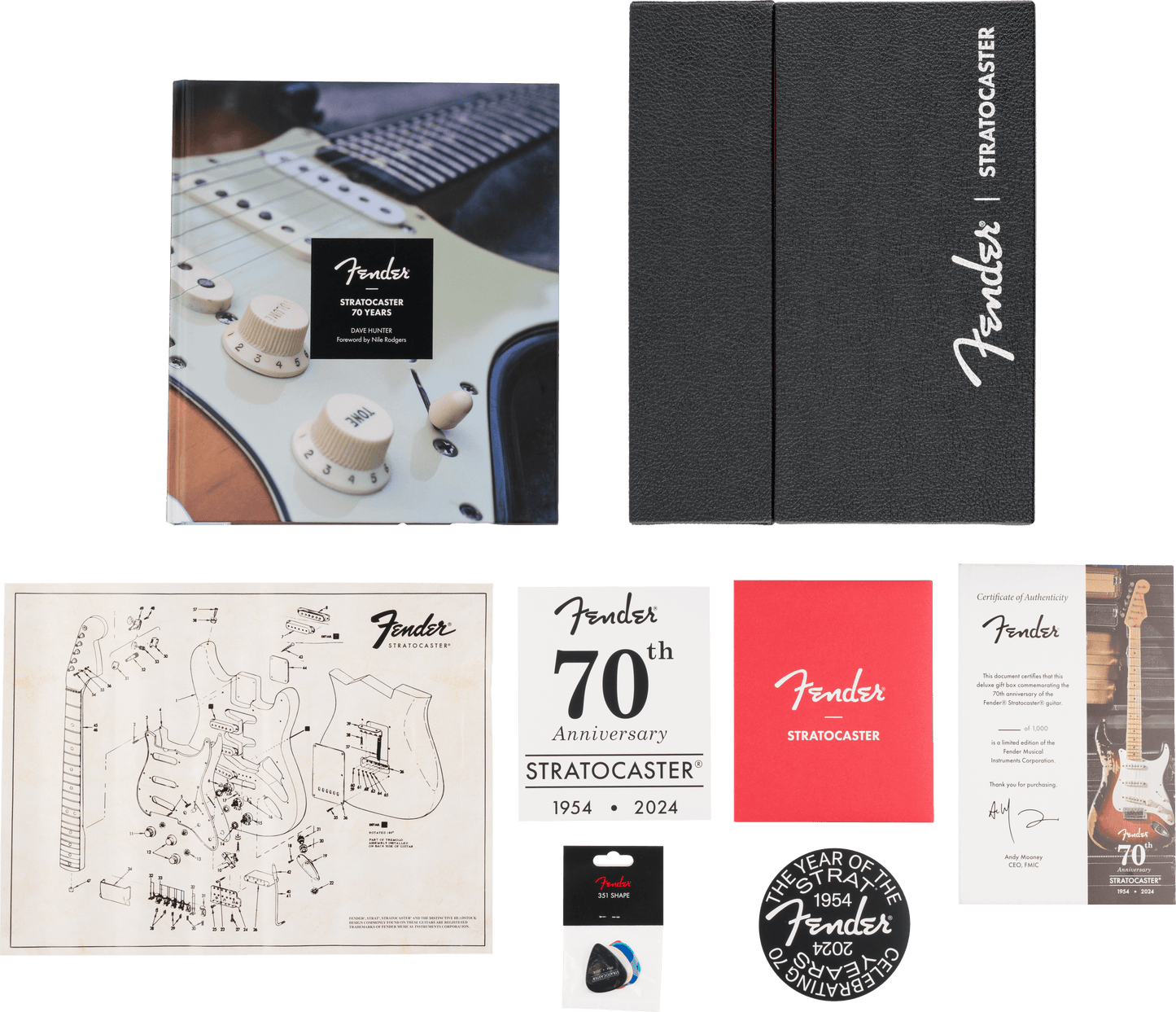 Fender Stratocaster® 70th Anniversary Deluxe Book