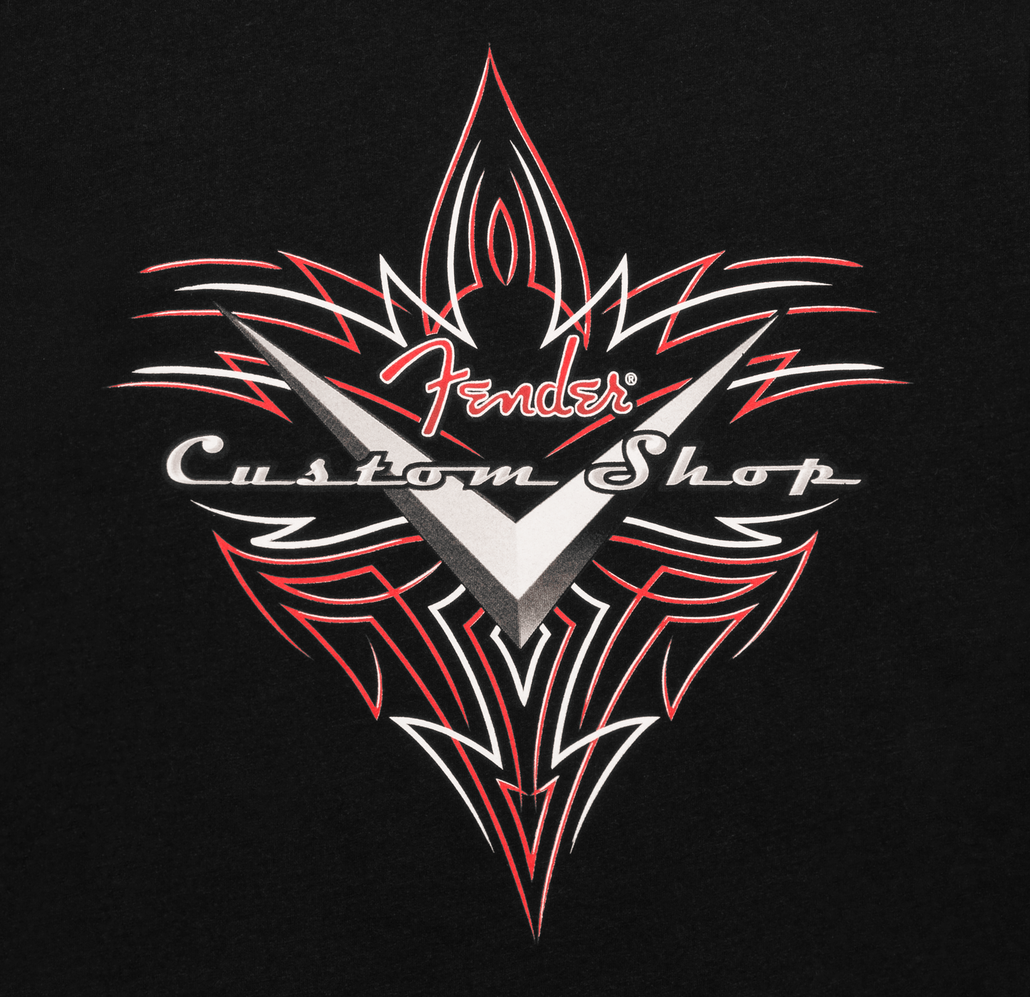 Fender® Custom Shop Pinstripe T-Shirt, Black