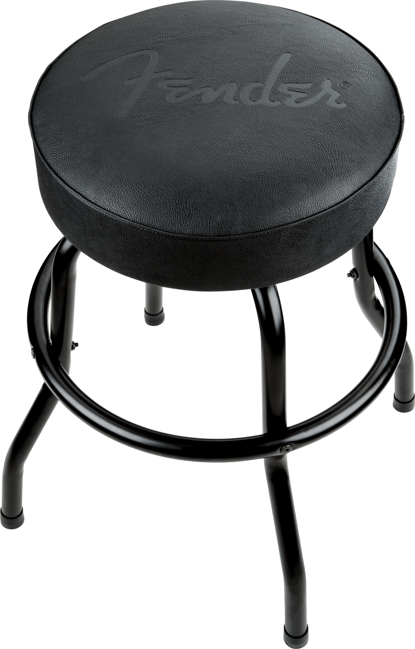 Fender® Embossed Black Logo Barstool, Black